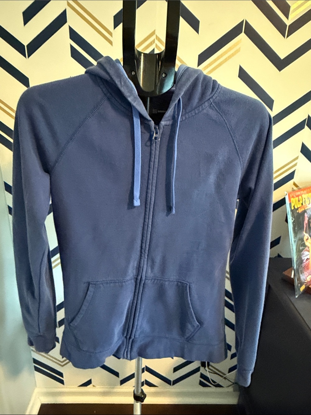The North Face Indigo Blue Full-Zip Hooded Sweatshirt